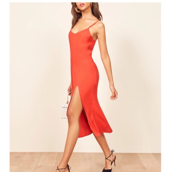 Reformation dress size 0 coral - Picture 2 of 7